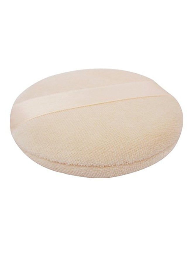 Professional Round Loose Powder Puff Beige