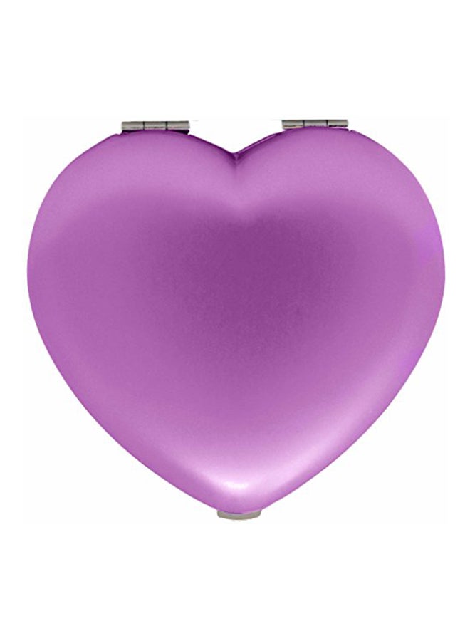 Heart Shaped Folding Pocket Mirror Purple - v1566963729/N29262161A_1