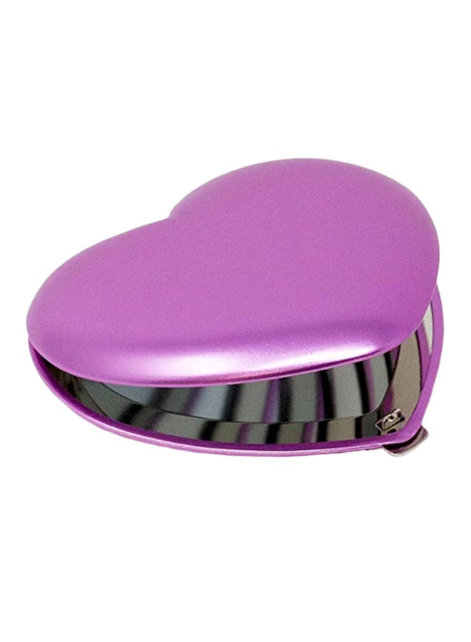 Heart Shaped Folding Pocket Mirror Purple - v1566963729/N29262161A_2