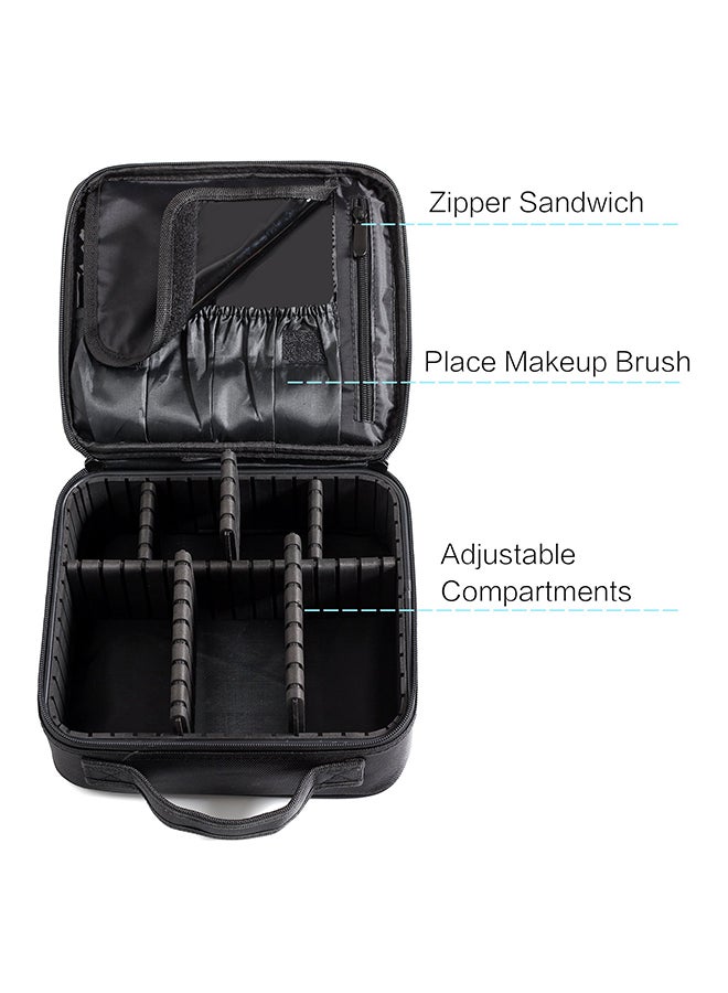 Gloriest Adjustable Makeup Cosmetic Organizer Black - Image 2