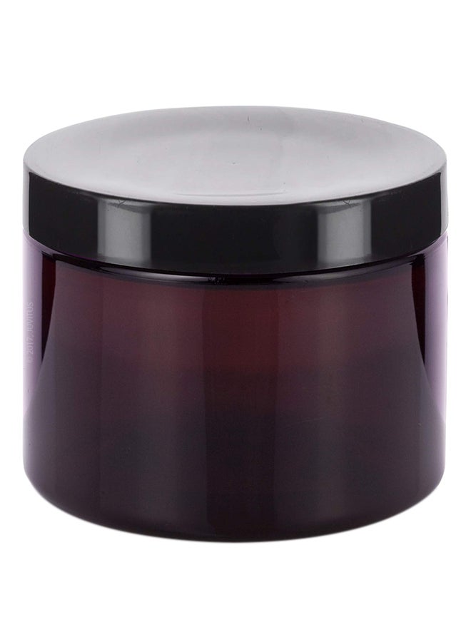 JUVITUS Pack Of 12 Amber Refillable Low Profile Jar With Spatula Brown  - Image 1