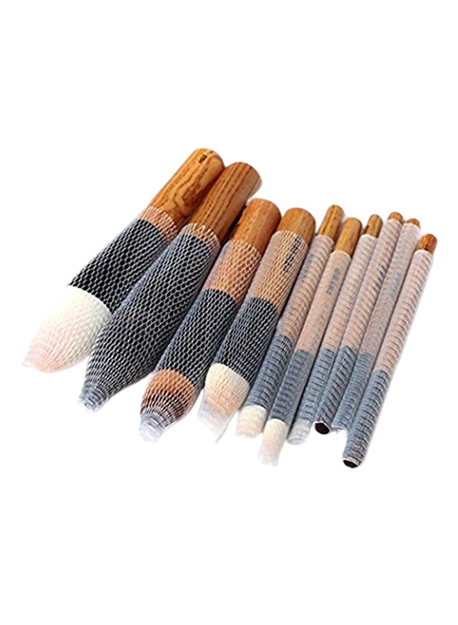 ماجيك مجموعة واقية احترافية لفرش المكياج مكونة من 150 قطعة شفاف