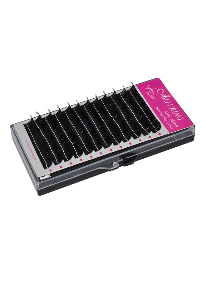 Alluring Silk Mink C Curl Eyelash Extension Set Multicolour