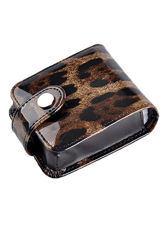 كيلوفلاي حقيبة مزدوجة للمكياج وأحمر الشفاه مع علبة هدايا أسود/بني - Image 1