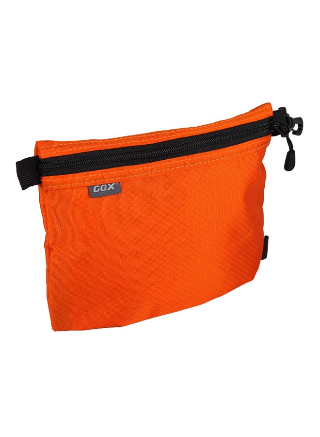 GOX Carry On Toiletry Zipper Pouch Orange - Image 1