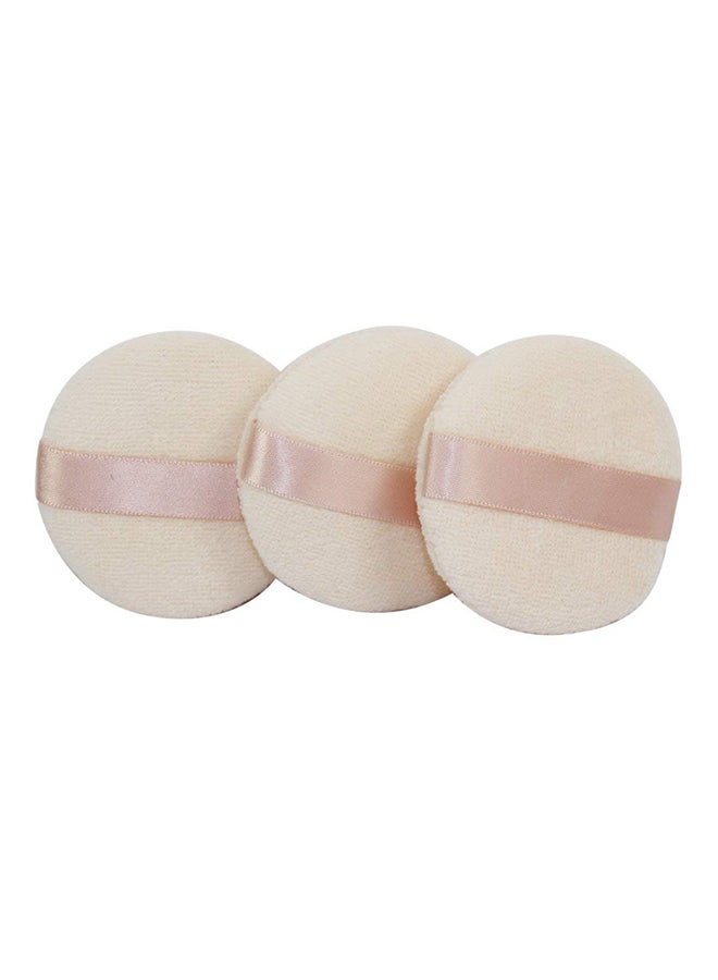3-Piece Makeup Face Soft Sponge Beige