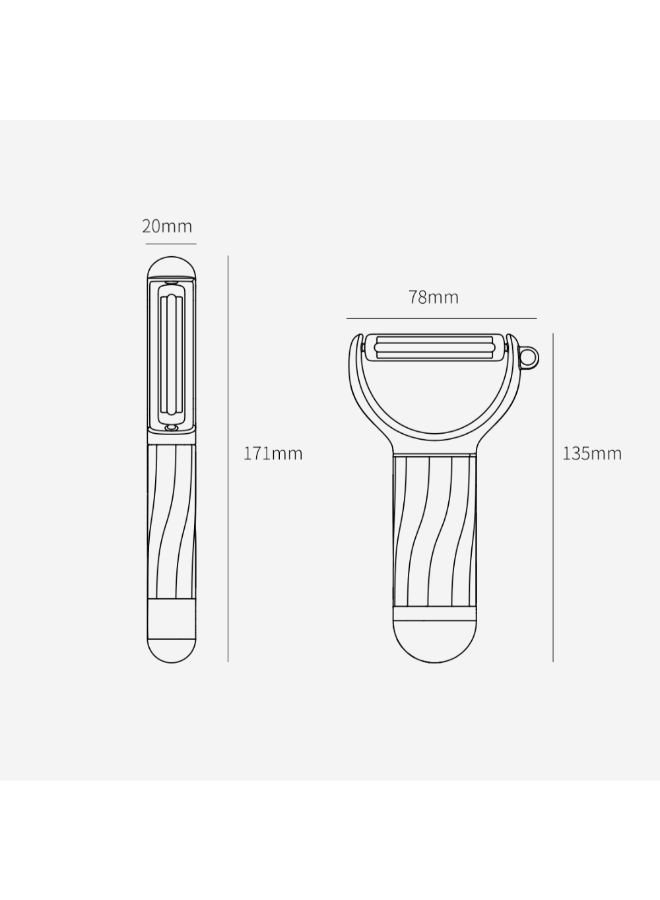Xiaomi Multi Functional Fruit And Vegetable Peeler Yellow 0.08kg - Image 2