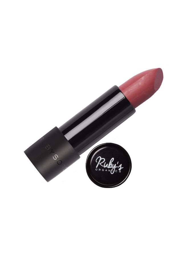 Ruby's Organics - Natural And Mineral Apricot Lipstick Red - Image 1