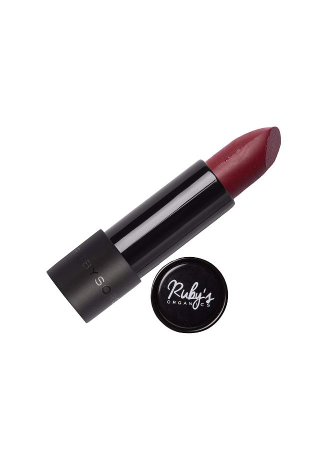 Ruby's Organics Natural And Mineral Lipstick Burgundy  - Image 3