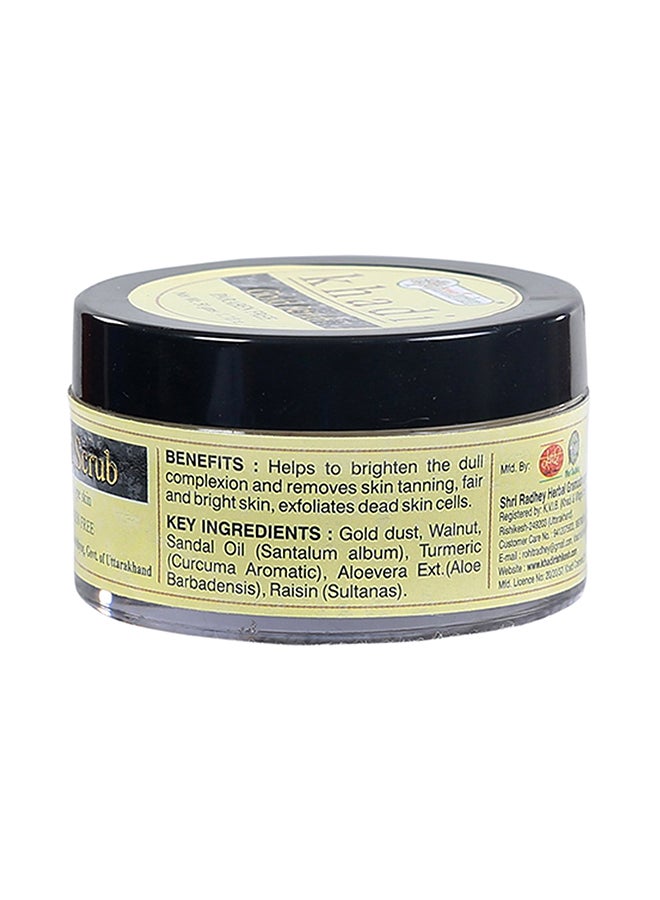 KHADI RISHIKESH Herbal Gold Scrub Clear 50grams - Image 3