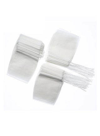 Pack Of 100 Disposable Tea Filter Bag White 5x7cm - v1566972228/N29212135A_1
