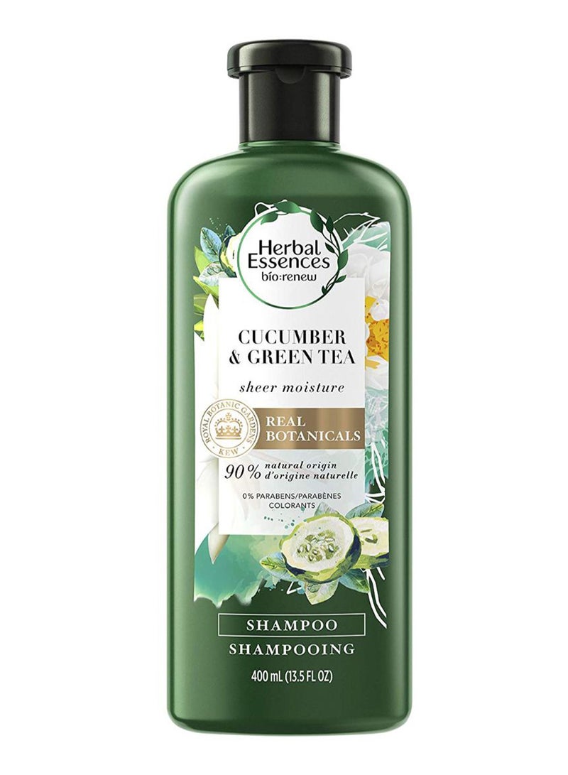 Herbal Essences Biorenew Cucumber And Green Tea Moisture Shampoo 400ml - Image 1