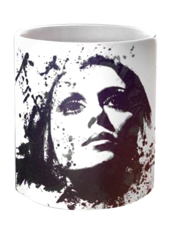 iPrint Printed Ceramic Coffee Mug White/Black