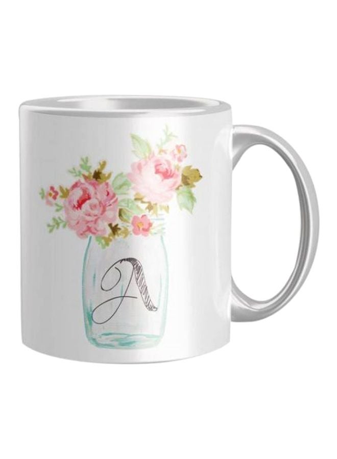 iPrint Printed Coffee Mug Pink/White Standard 