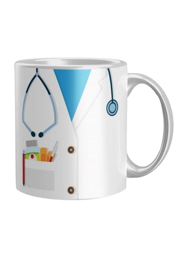 iPrint Printed Ceramic Coffee Mug White/Blue/Green