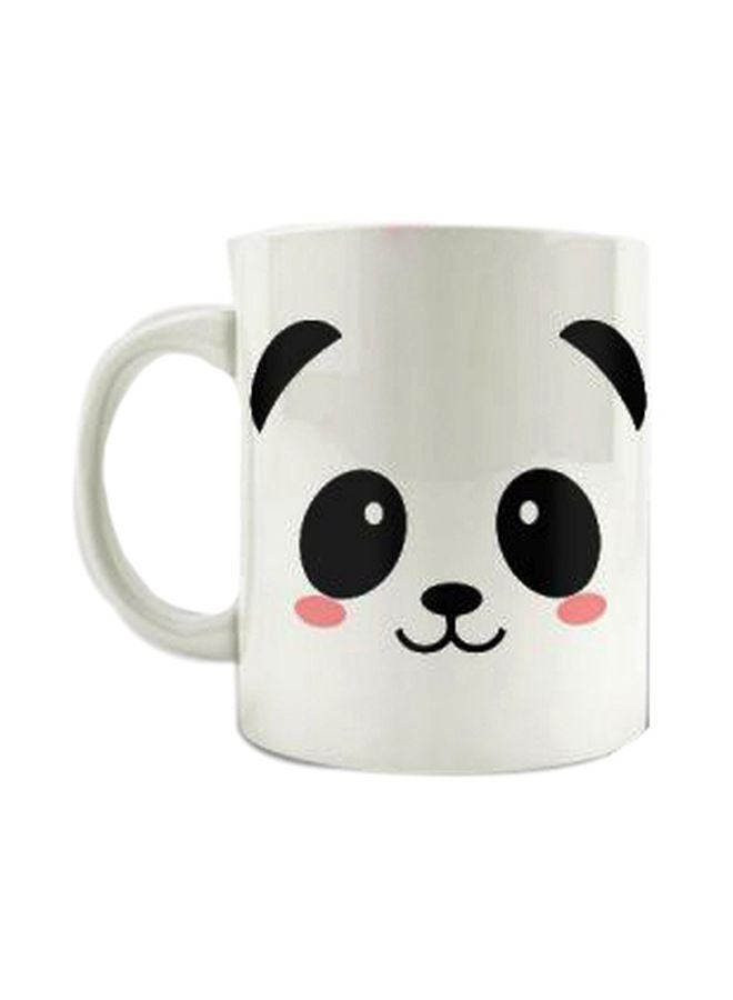 برنتيك مج من السيراميك بطبعة أبيض/أسود/وردي