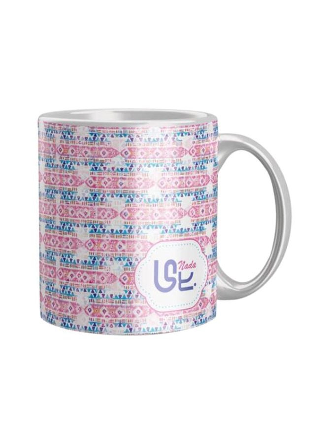 iPrint Printed Coffee Mug Pink/Blue/Grey Standard 