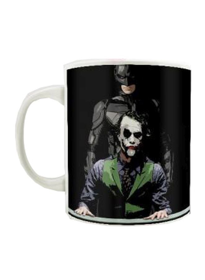 PrinTech Batman And Joker Printed Mug Black/Green/White 350ml 