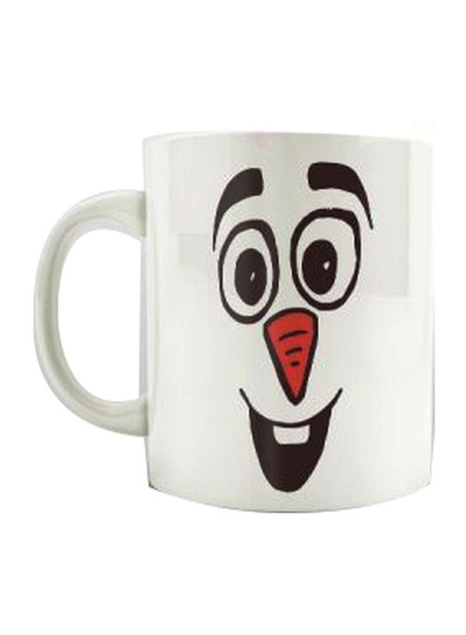 PrinTech Printed Ceramic Mug White/Black/Red 