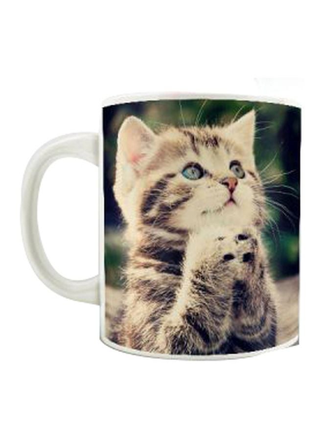 PrinTech Cat Printed Mug Multicolour 