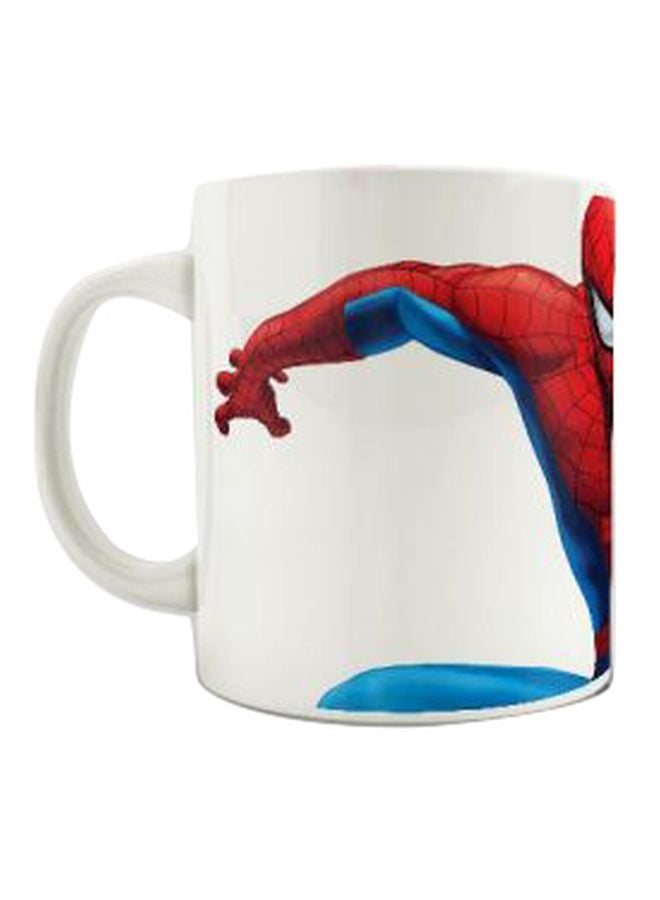 برنتيك مج بطبعة صورة سبايدرمان أبيض/أحمر/أزرق 350ملليلتر - Image 1