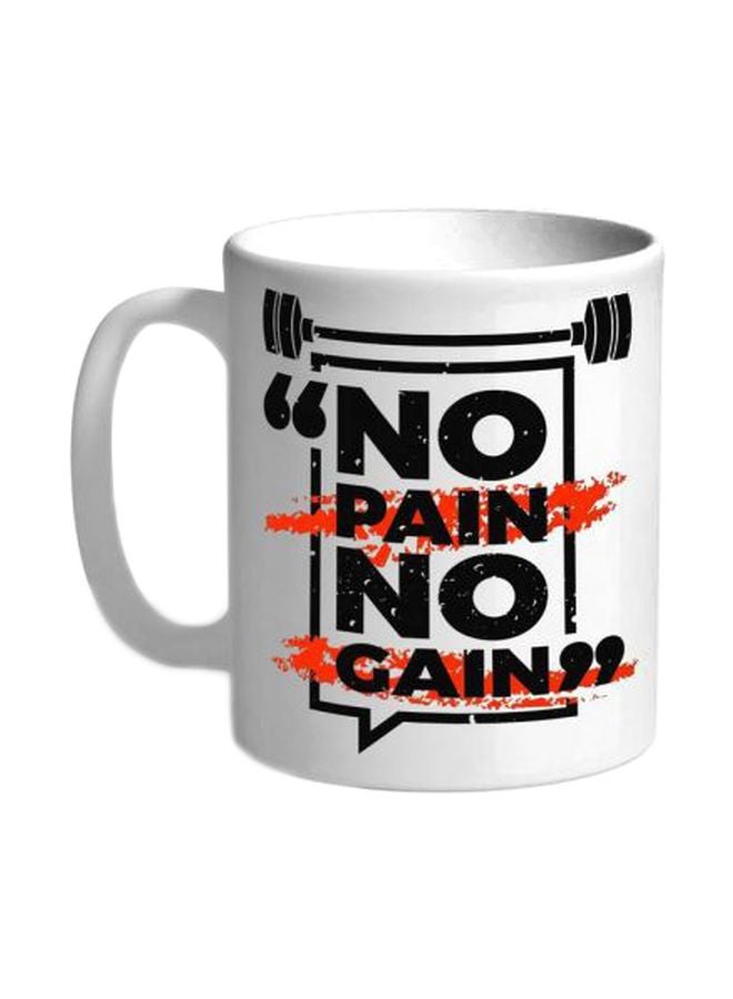 فاست برينت قدح قهوة بطبعة اقتباس أسود / أبيض / أحمر