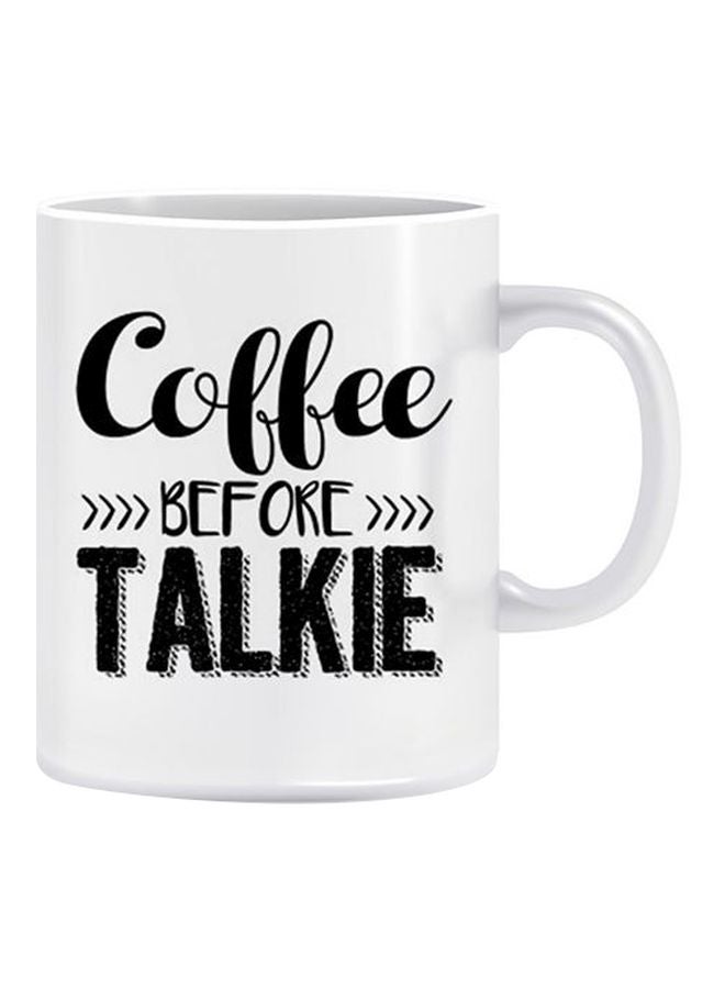 Fast Print Quote Printed Coffee Mug Black/White