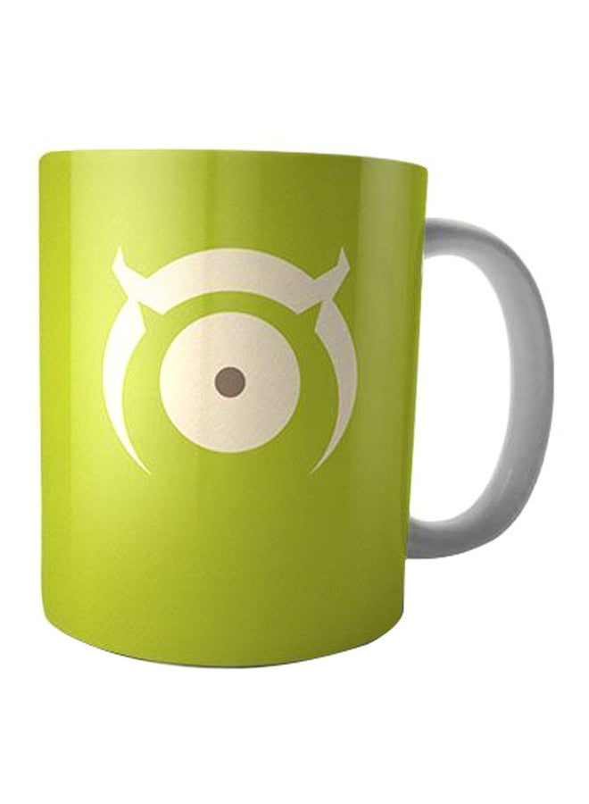 Fast Print Printed Ceramic Mug Green/White 