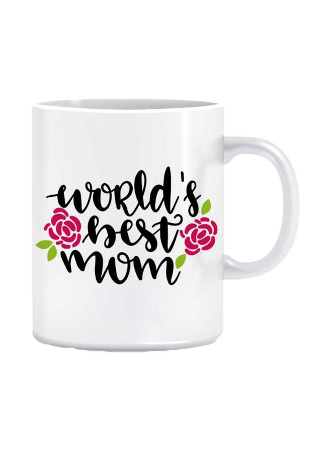 فاست برينت مج من السيراميك بطبعة أسود/أحمر/أخضر