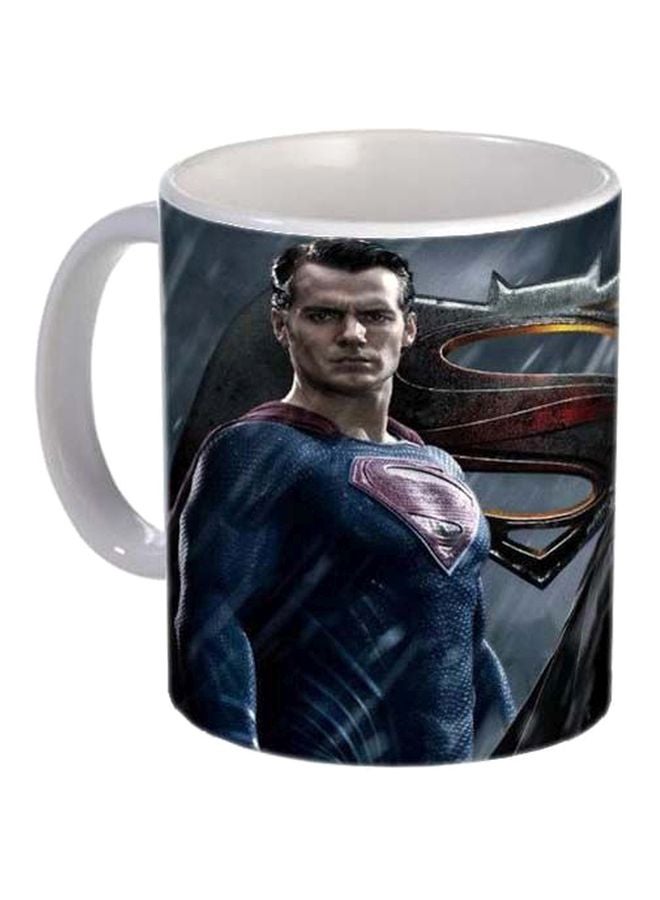 فاست برينت مج من السيراميك بطبعة أزرق / أحمر / بيج