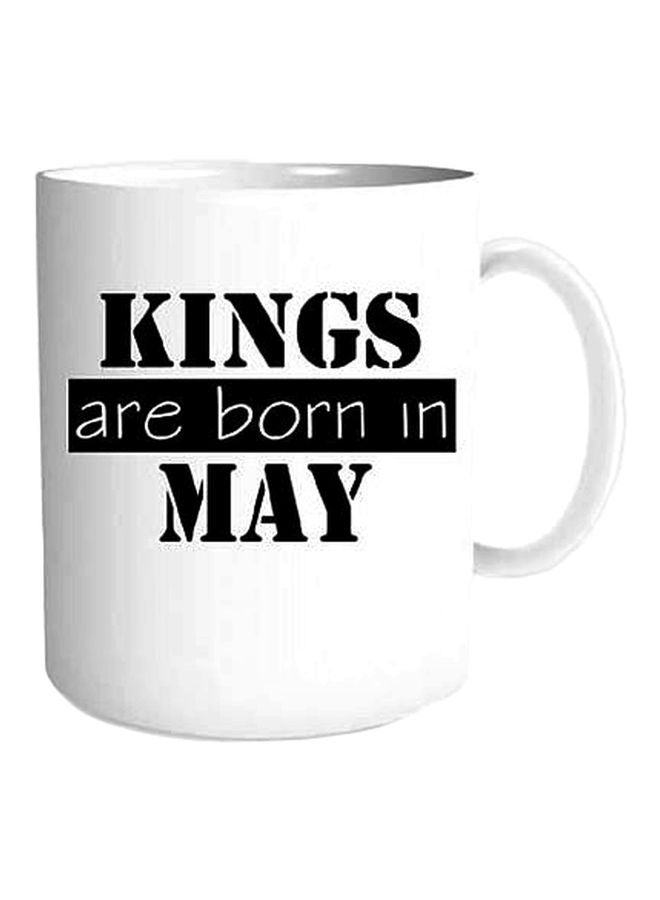 Fast Print Printed Ceramic Mug White/Black