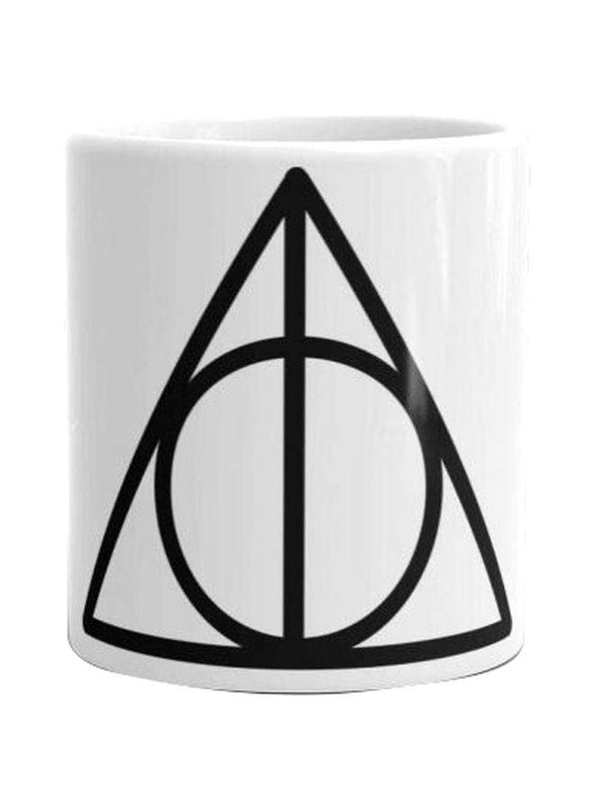 فاست برينت مج من السيراميك بطبعة أبيض/ أسود