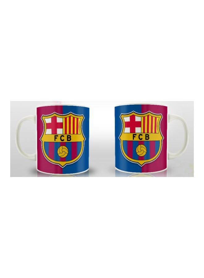 PrinTech Printed Ceramic Mug Blue/Pink/Yellow 350ml  - Image 2