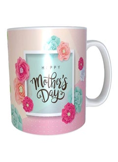 Fast Print Happy Mother's Day Printed Mug Pink/Blue/Black Standard Size 