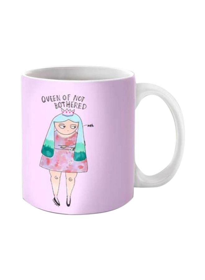 iPrint Printed Coffee Mug Pink/Green/White One Size