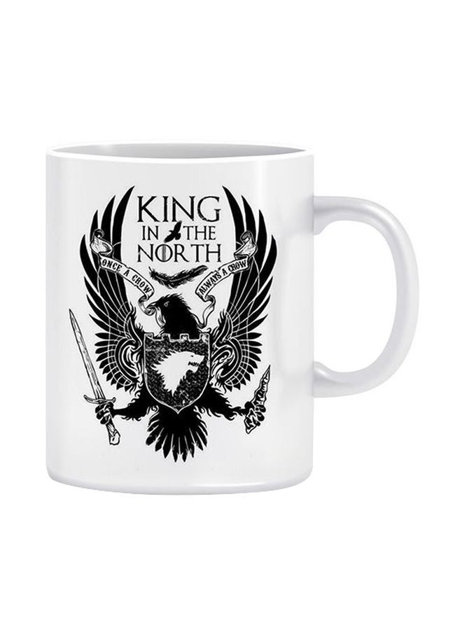 Fast Print Printed Ceramic Coffee Mug White/Black