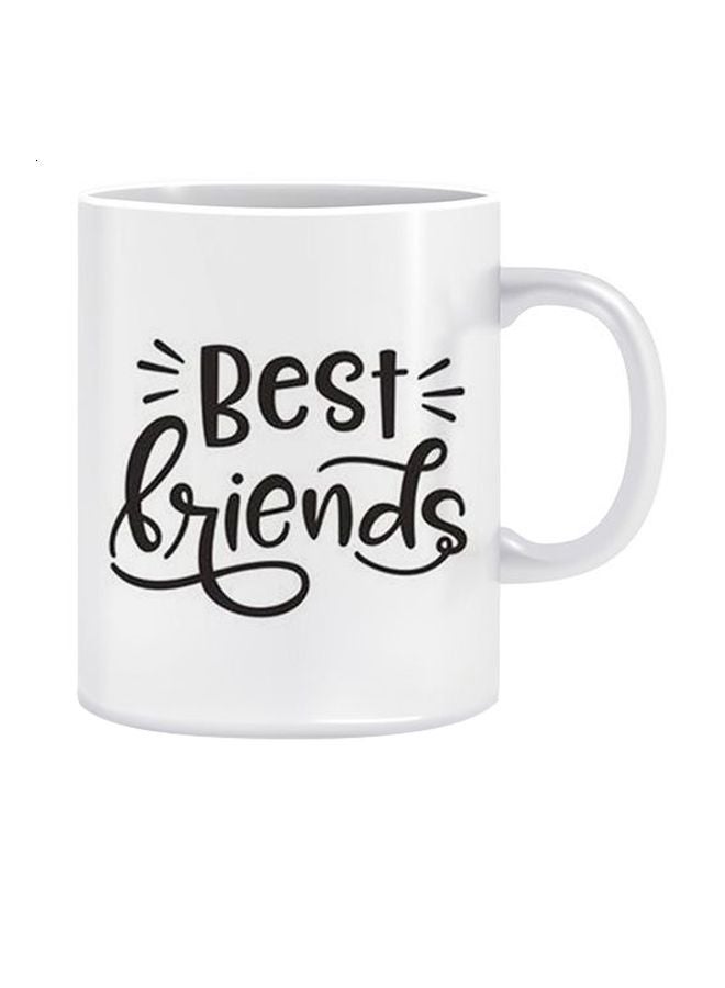 Fast Print Printed Ceramic Mug Black/White
