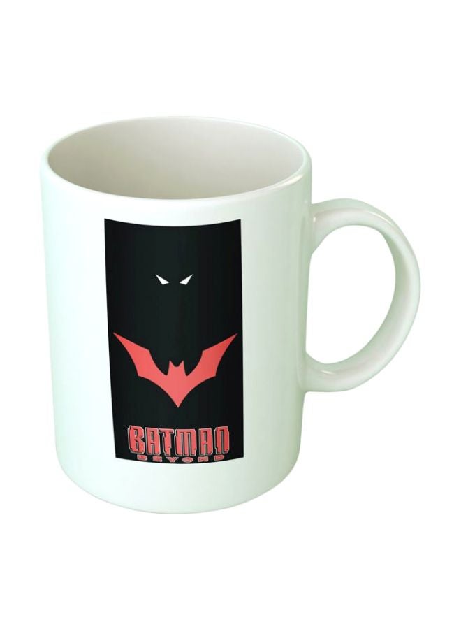 فاست برينت مج بطبعة باتمان في الجانب الخلفي أبيض/أسود/أحمر