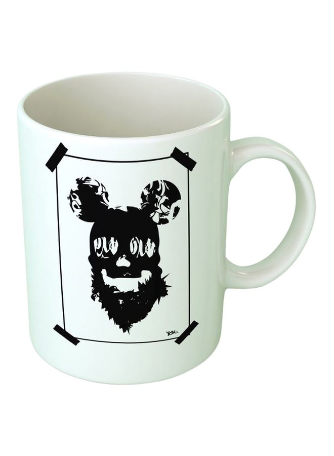 Upteetude - Social Media Memes Printed Coffee Mug White/Black - Image 1
