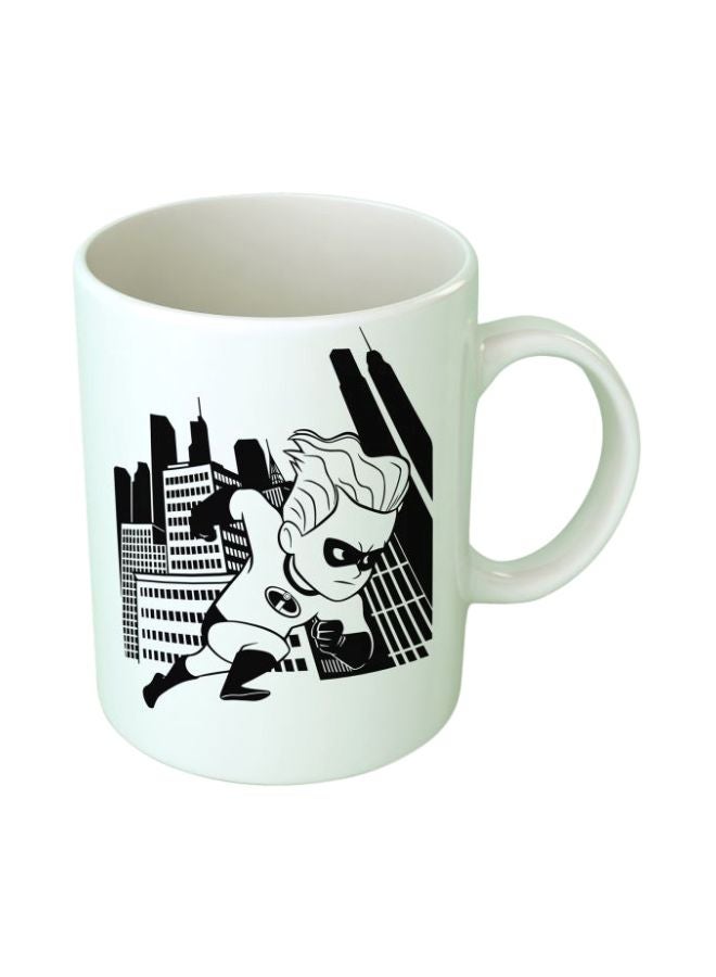 Upteetude - Incredibles Printed Coffee Mug White/Black - Image 1