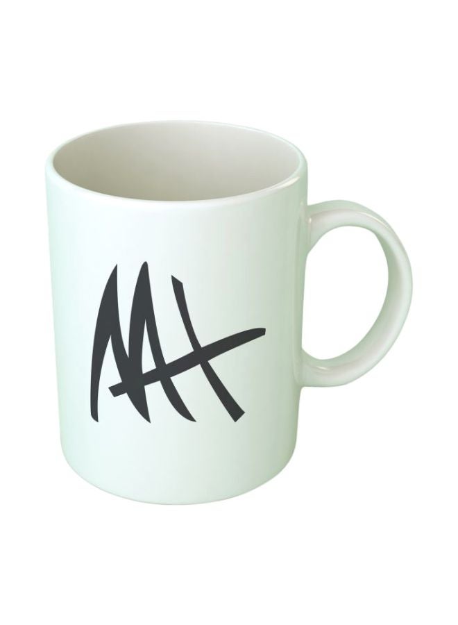 Upteetude Meat Is Murder Printed Coffee Mug White/Black