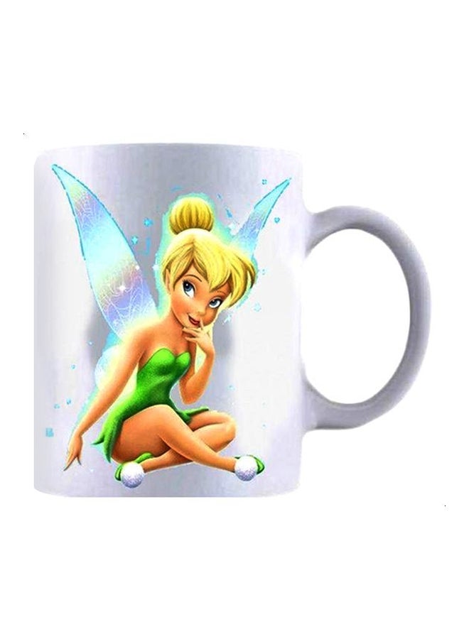 فاست برينت مج من الخزف مزين بطبعة بيج/ أخضر/ أبيض