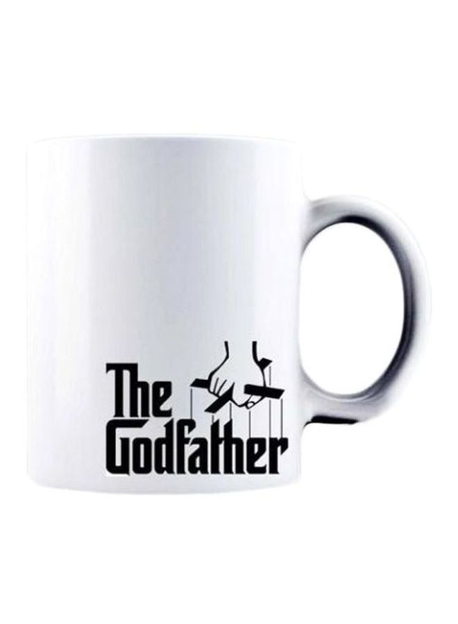 Fast Print Printed Ceramic Coffee Mug Black/White