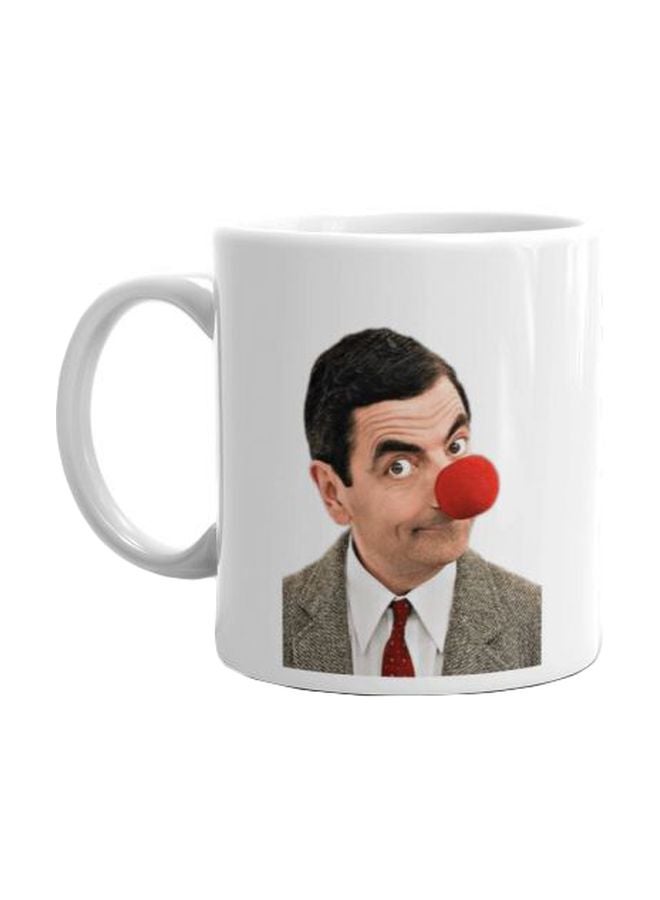 فاست برينت مج من السيراميك بطبعة أبيض/أحمر/أسود