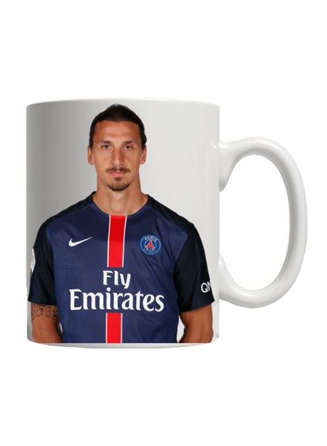 فاست برينت مج من السيراميك بطبعة أبيض/أزرق/بيج