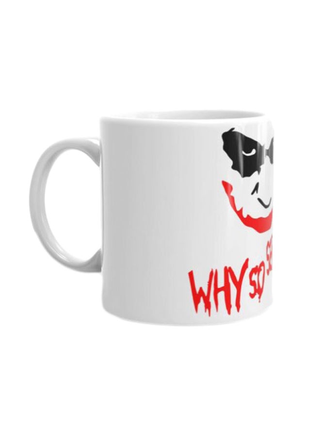 فاست برينت مج من السيراميك بطبعة أبيض/أسود/أحمر