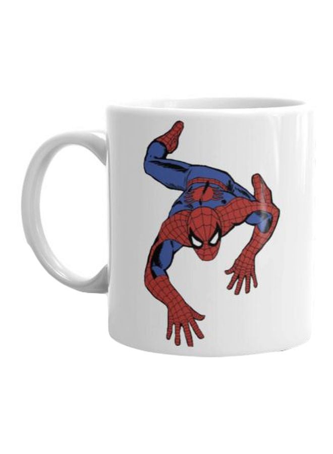 فاست برينت مج من السيراميك بطبعة أبيض/أحمر/أزرق