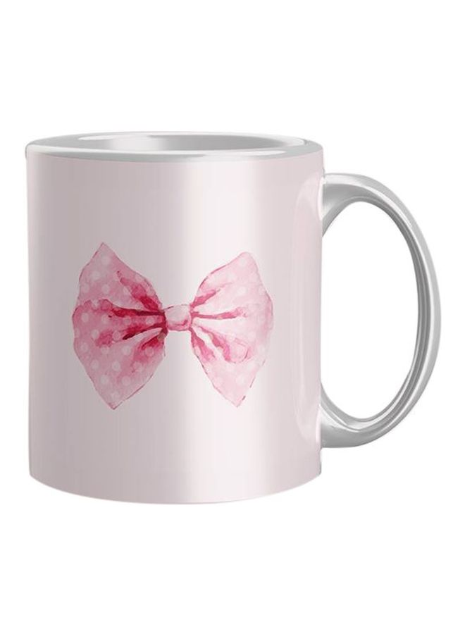 iPrint Printed Coffee Mug Pink/Silver One Size