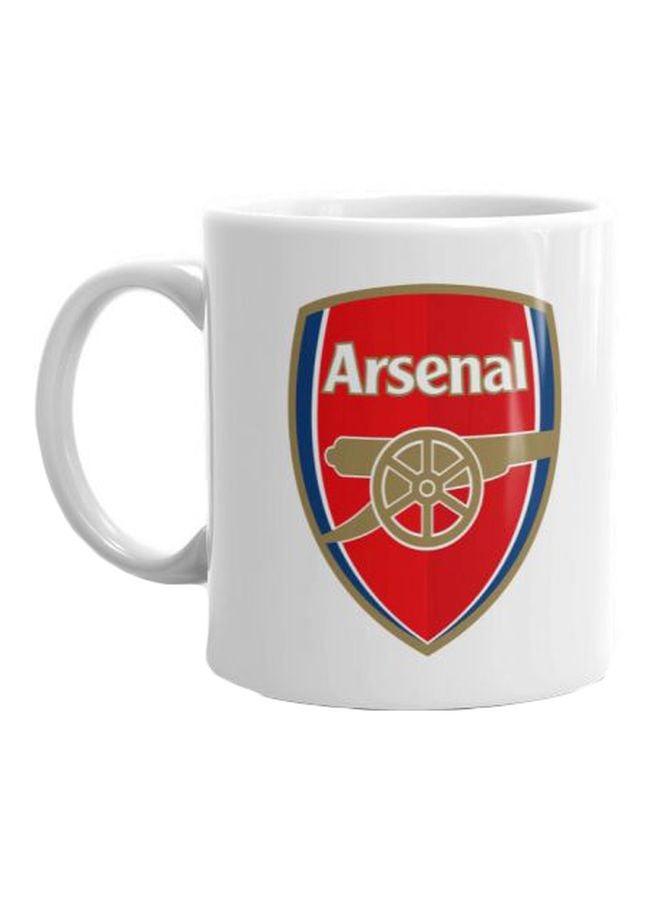 فاست برينت مج من السيراميك بطبعة أبيض/أحمر/أزرق