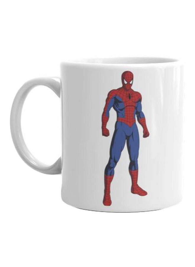 فاست برينت مج من السيراميك بطبعة أبيض/أحمر/أزرق